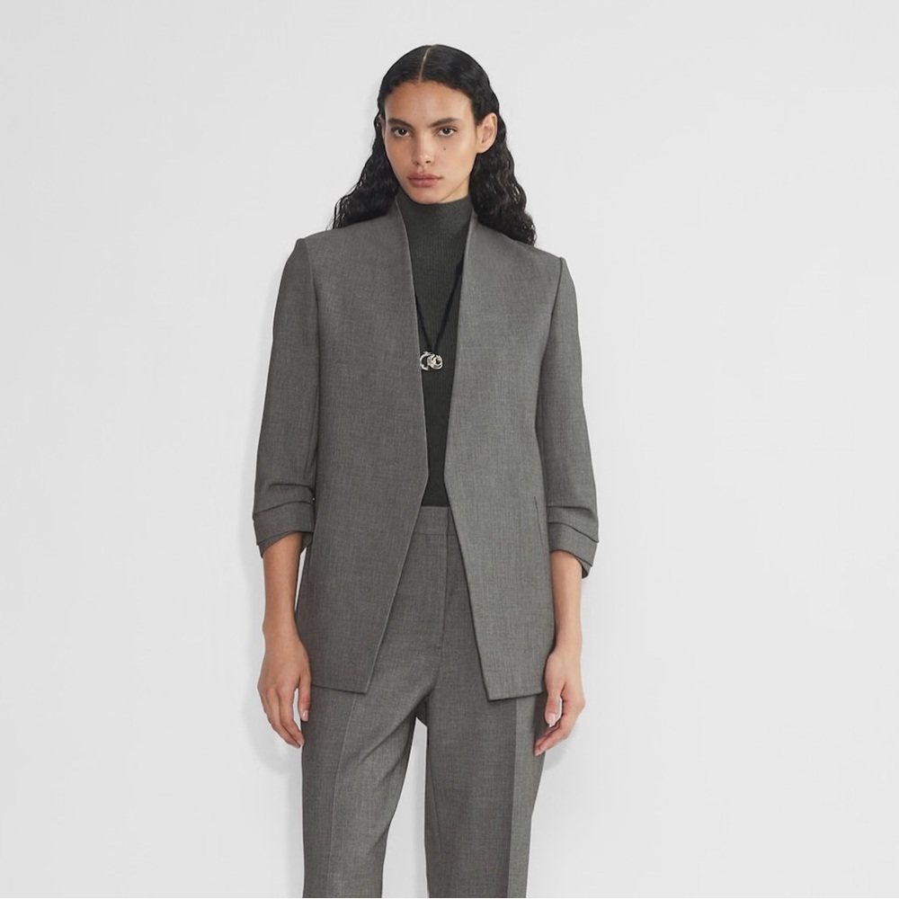 Aritzia Charcoal Women's Suit Jacket